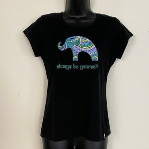 Freeset Graphic Elephant Tee Top M